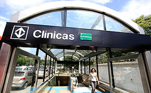 Estação Clínicas do Metrô- Linha 2 Verde